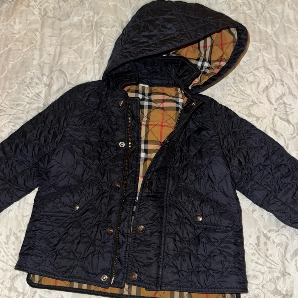 Kids Burberry Quilted Jacket